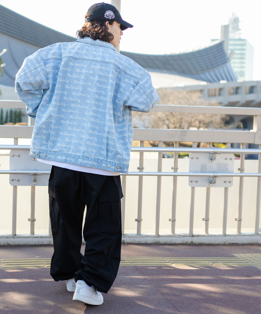 デニム淡色 モデル：174㎝ F着用