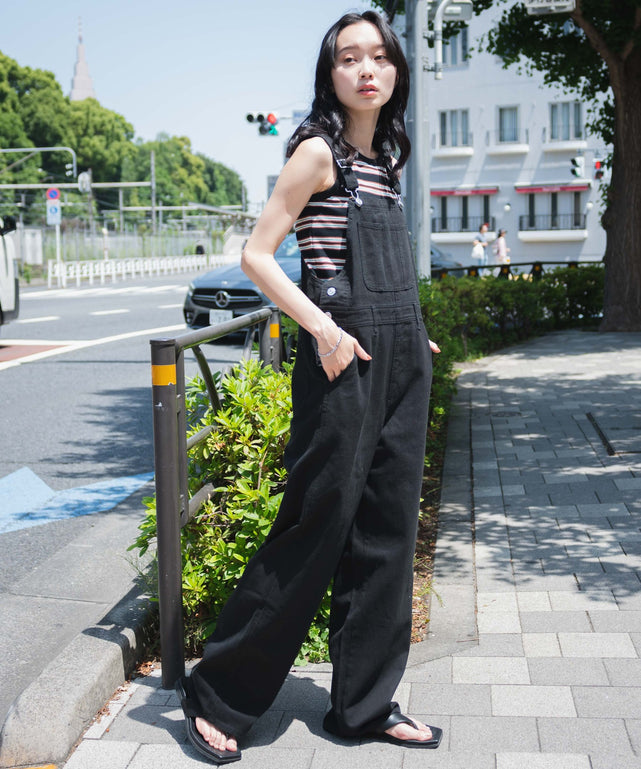 ≪美品≫ CLANE CHEMICAL LACE SALOPETTE PANTS - サロペット