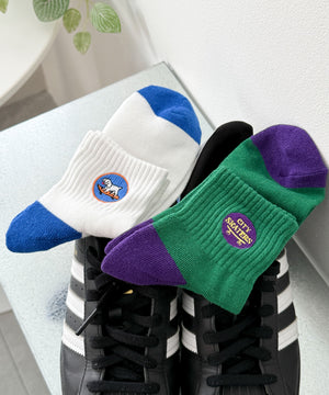 刺繍パイルソックス（U）