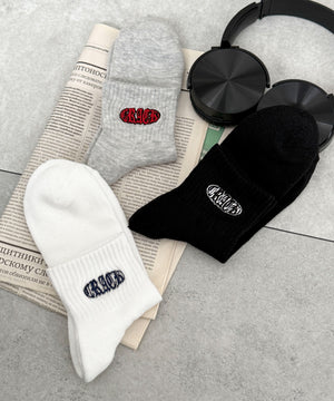 刺繍パイルソックス（U）