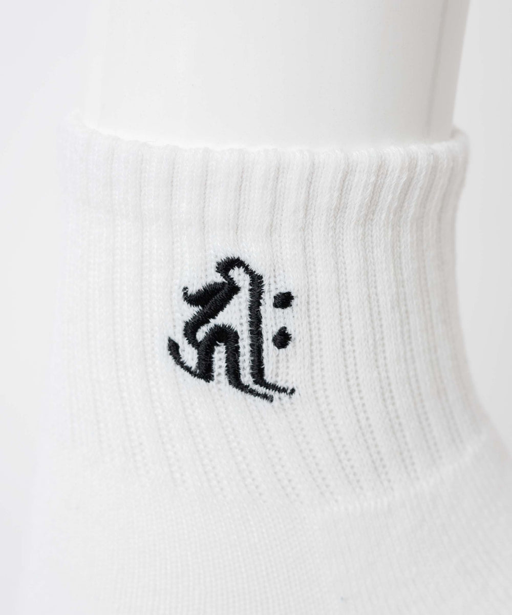 刺繍パイルソックス（U）