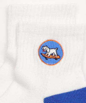 刺繍パイルソックス（U）