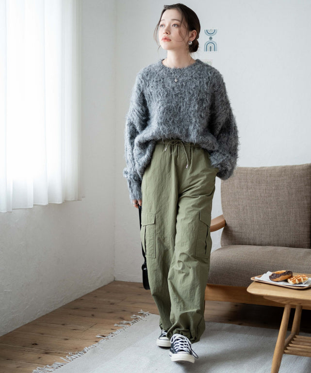 vintage mohair knit プルオーバー ビッグサイズ-