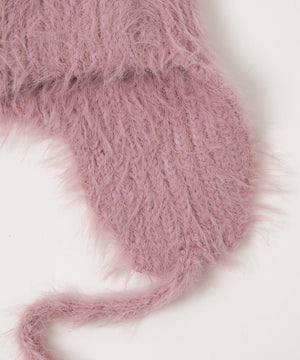 シャギーイヤーフラップニットキャップ