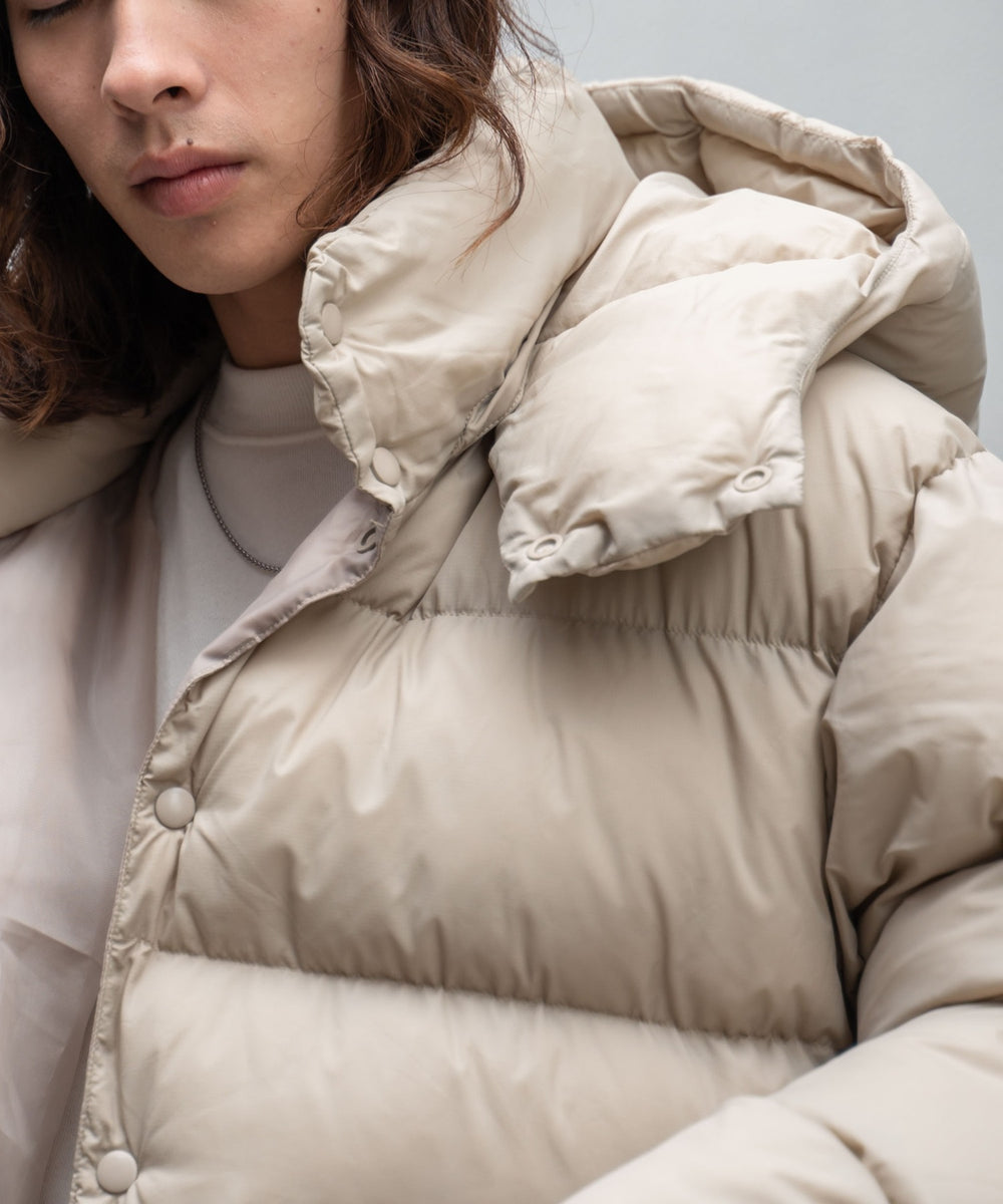 カラーナイロンパテッドブルゾン