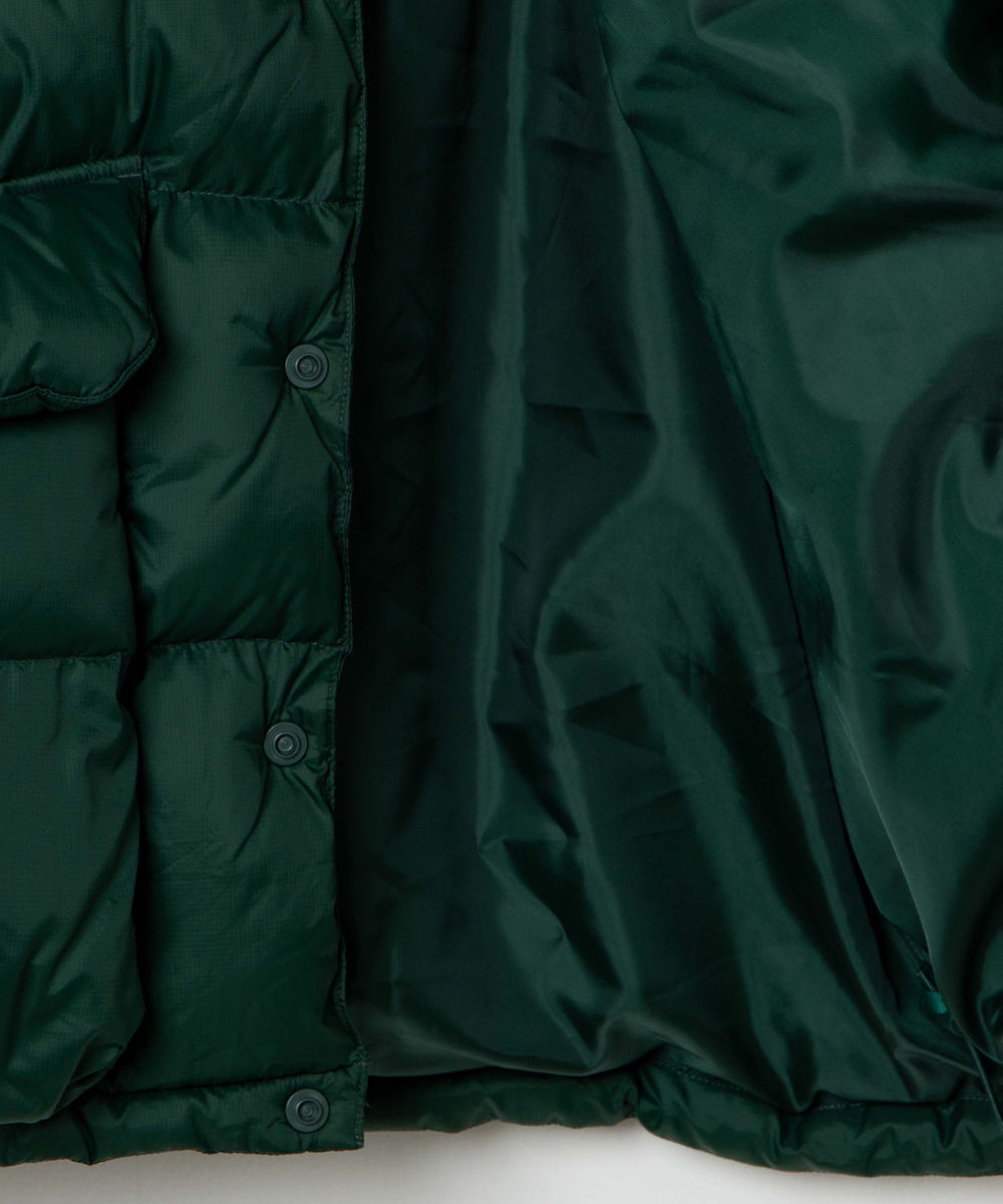 カラーナイロンパテッドブルゾン