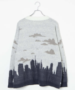 モヘアライクシティプルオーバー