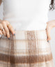 ベージュ系チェック1 モデル:163cm F着用
