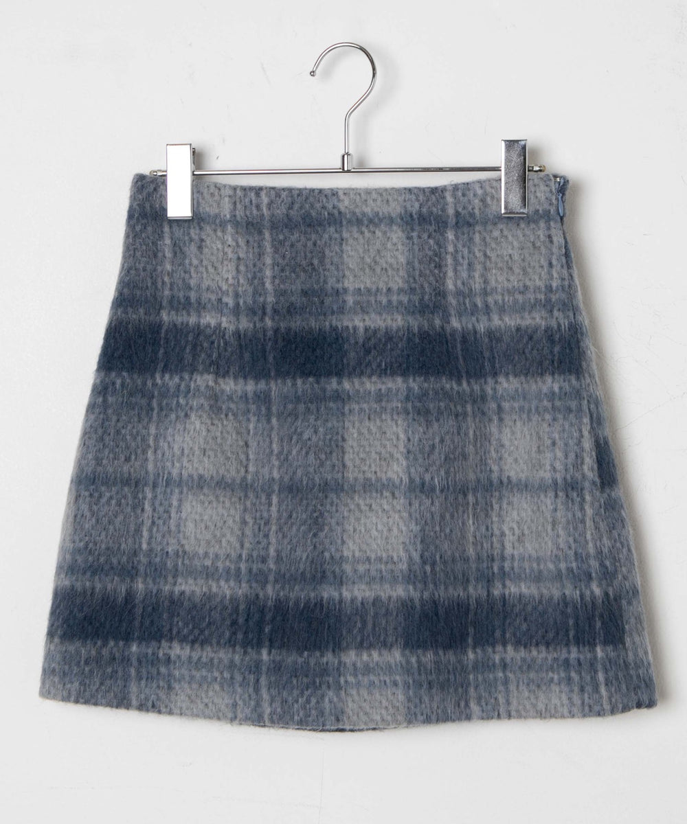 ブルー系チェック