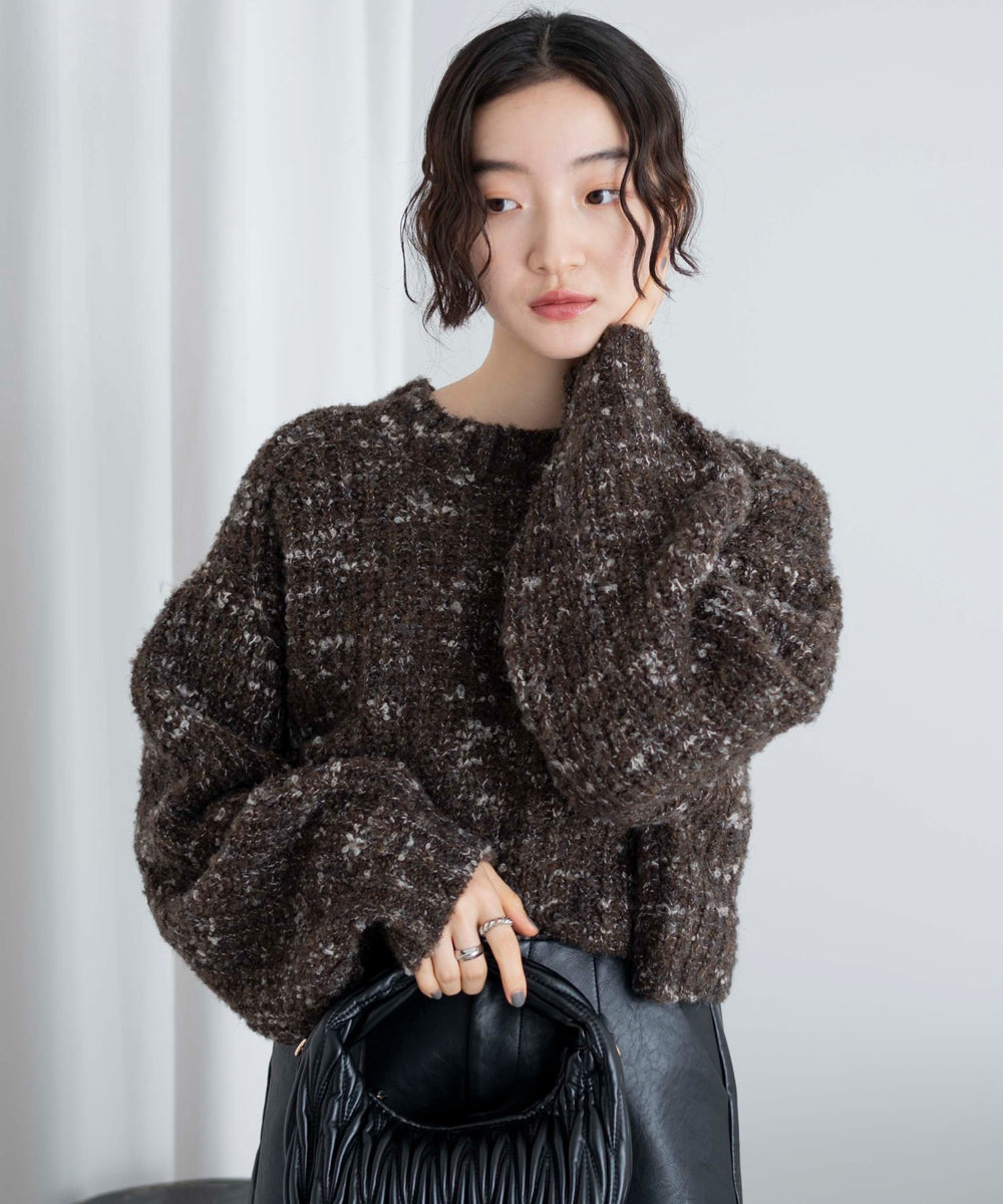 ブラウン　モデル:163cm F着用