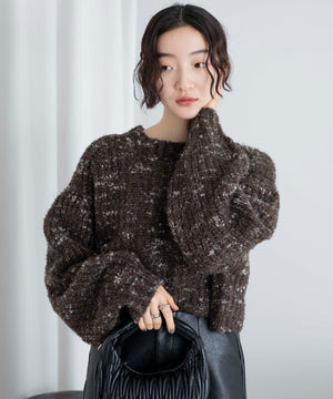 ブラウン　モデル:163cm F着用