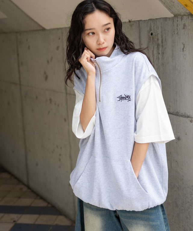 ノースリハーフジッププルオーバー – WEGO ONLINE STORE