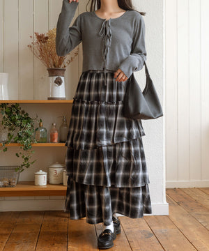 グレー　モデル:155cm F着用