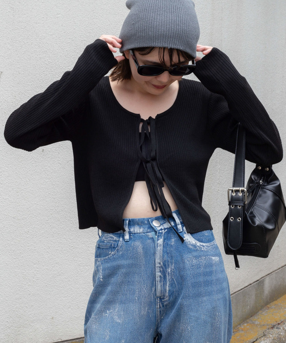 ブラック　モデル:155cm F着用