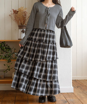 グレー　モデル:155cm F着用