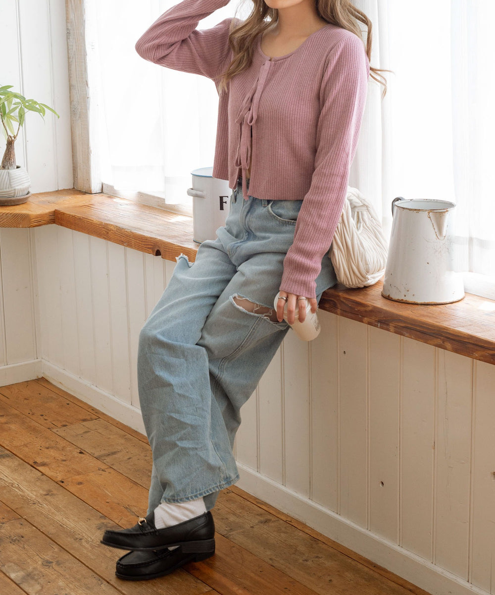 ピンク　モデル:155cm F着用