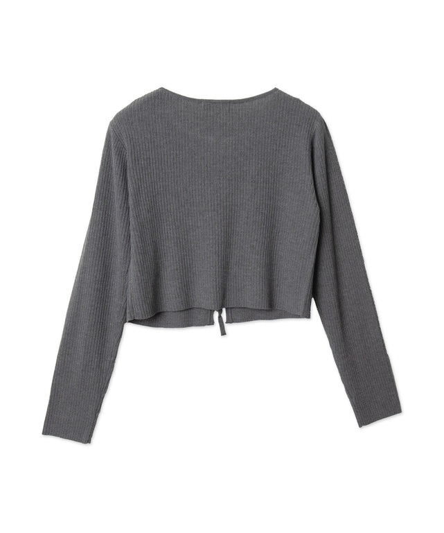 リボンリブカーディガン