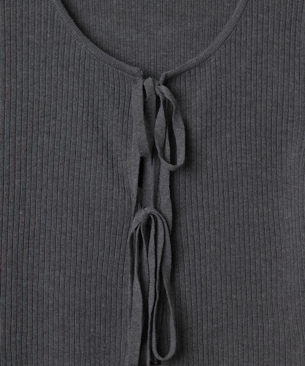 リボンリブカーディガン