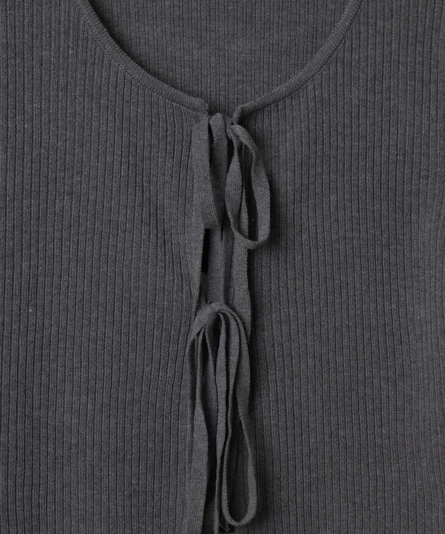 リボンリブカーディガン