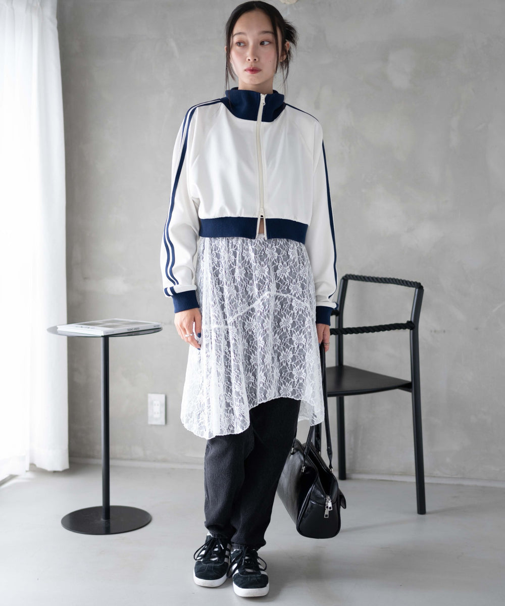 ネイビー　モデル:161cm F着用