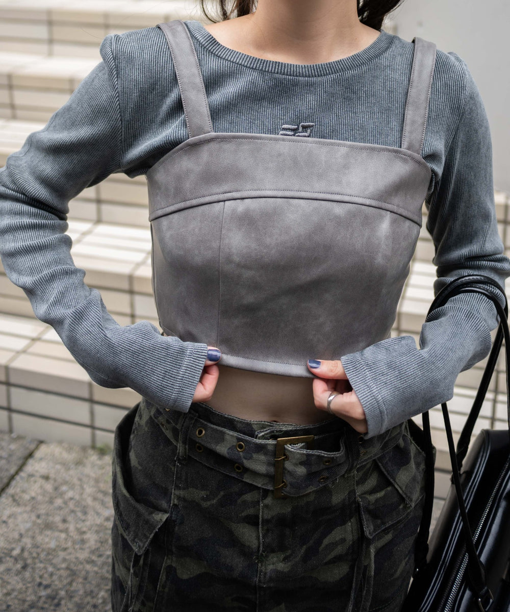 グレー　モデル:155cm F着用