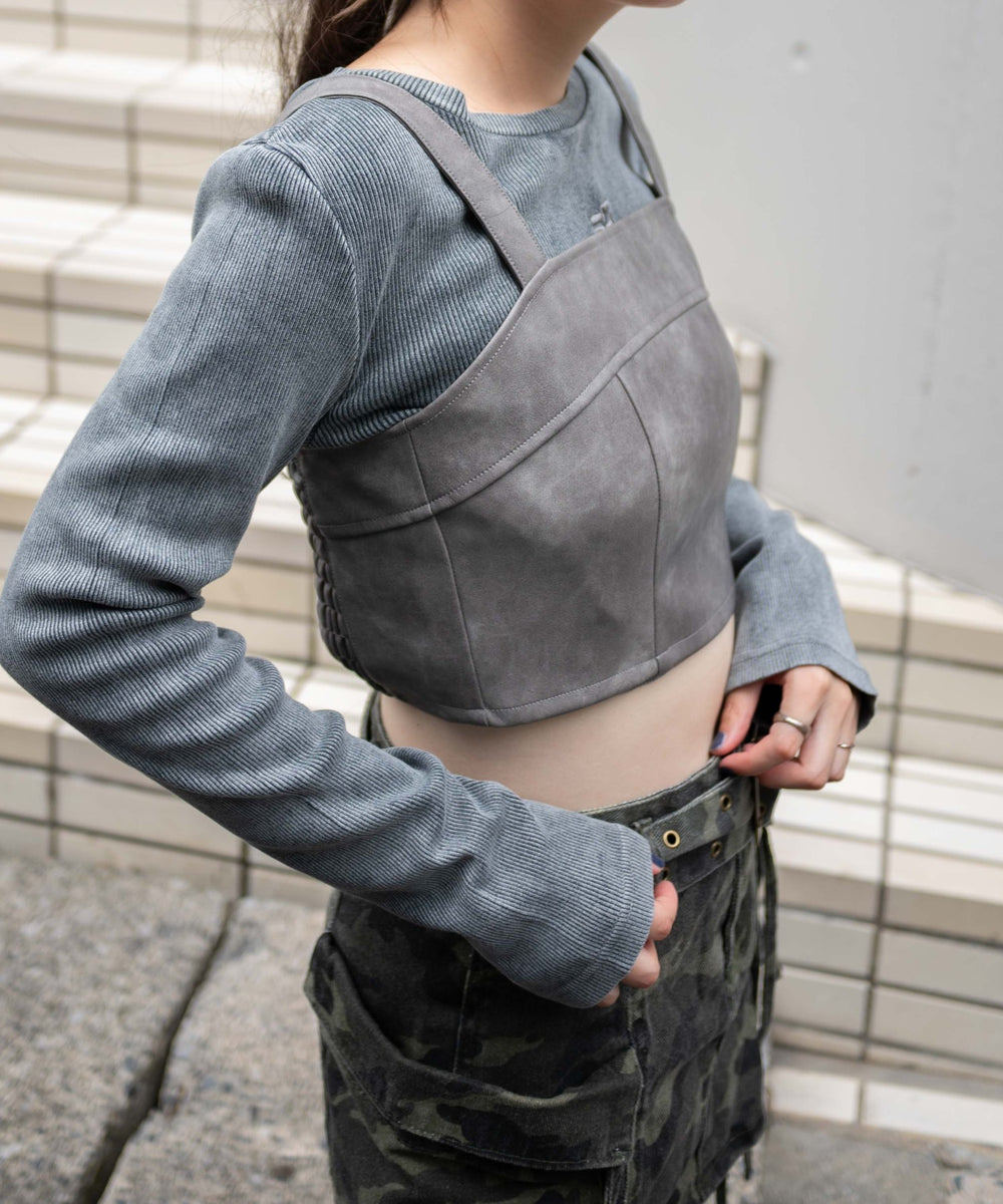 グレー　モデル:155cm F着用