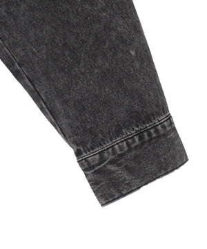 ヴィンテージウォッシュデニムショートシャツ