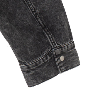 ヴィンテージウォッシュデニムショートシャツ