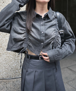 デニムブラック　モデル:155cm F着用