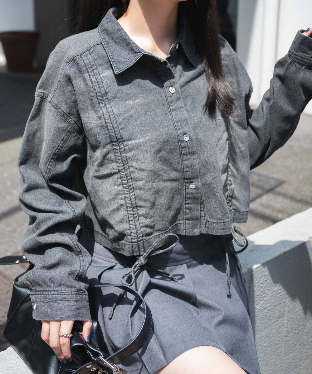 デニムブラック　モデル:155cm F着用