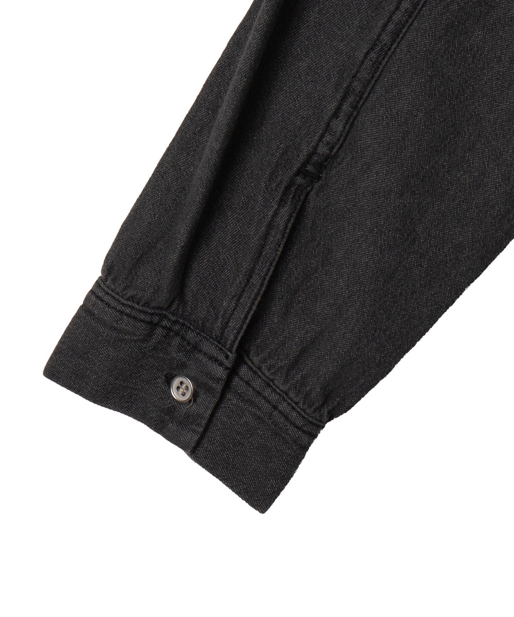 ドロストデニムショートシャツ