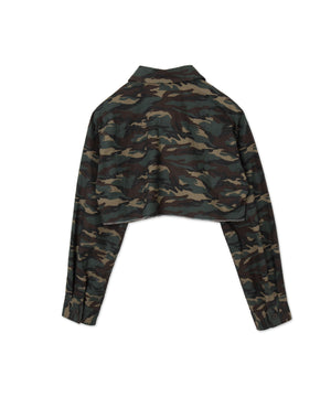 ミリタリーショートシャツ