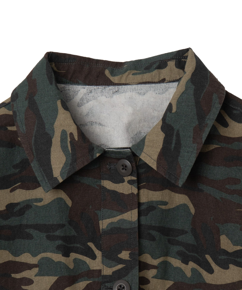 ミリタリーショートシャツ