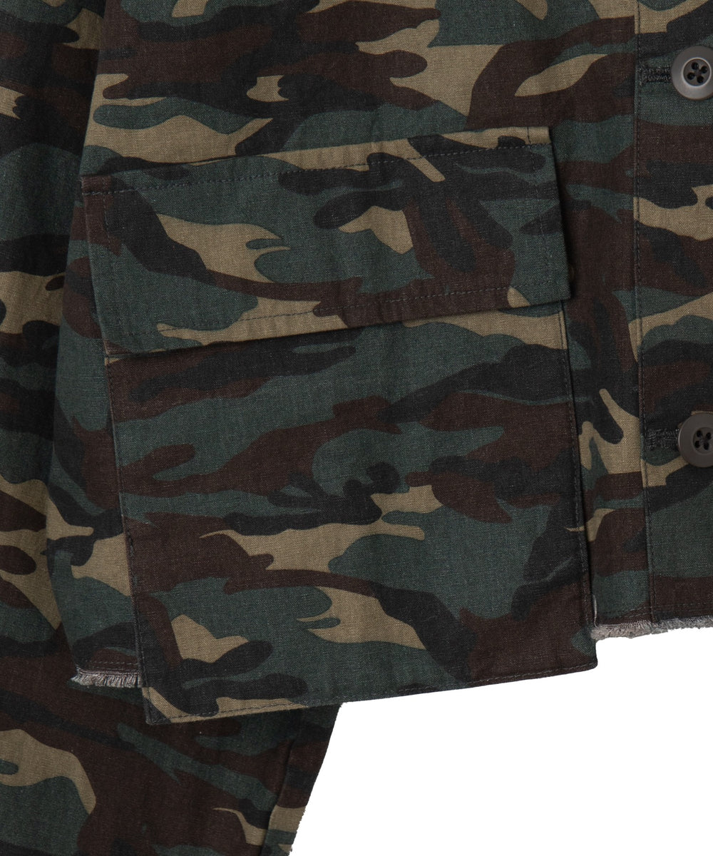 ミリタリーショートシャツ