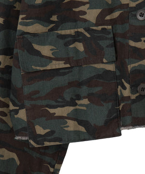 ミリタリーショートシャツ