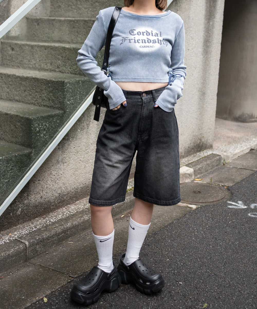 ブルー　モデル:155cm F着用