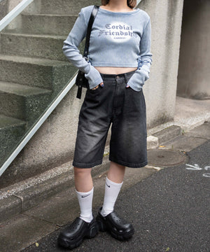 ブルー　モデル:155cm F着用