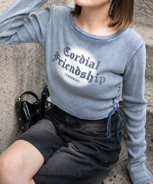 ブルー　モデル:155cm F着用