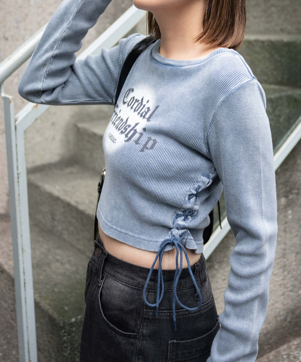 ブルー　モデル:155cm F着用