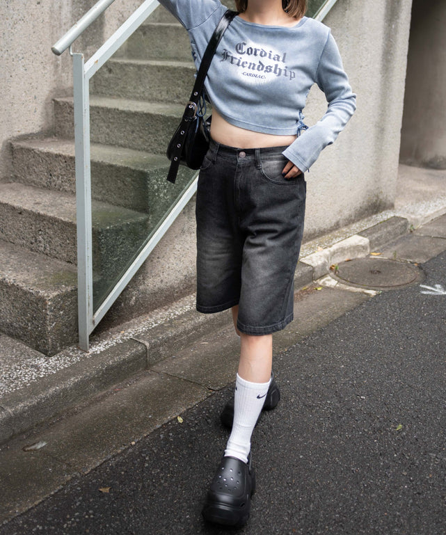 ブルー　モデル:155cm F着用