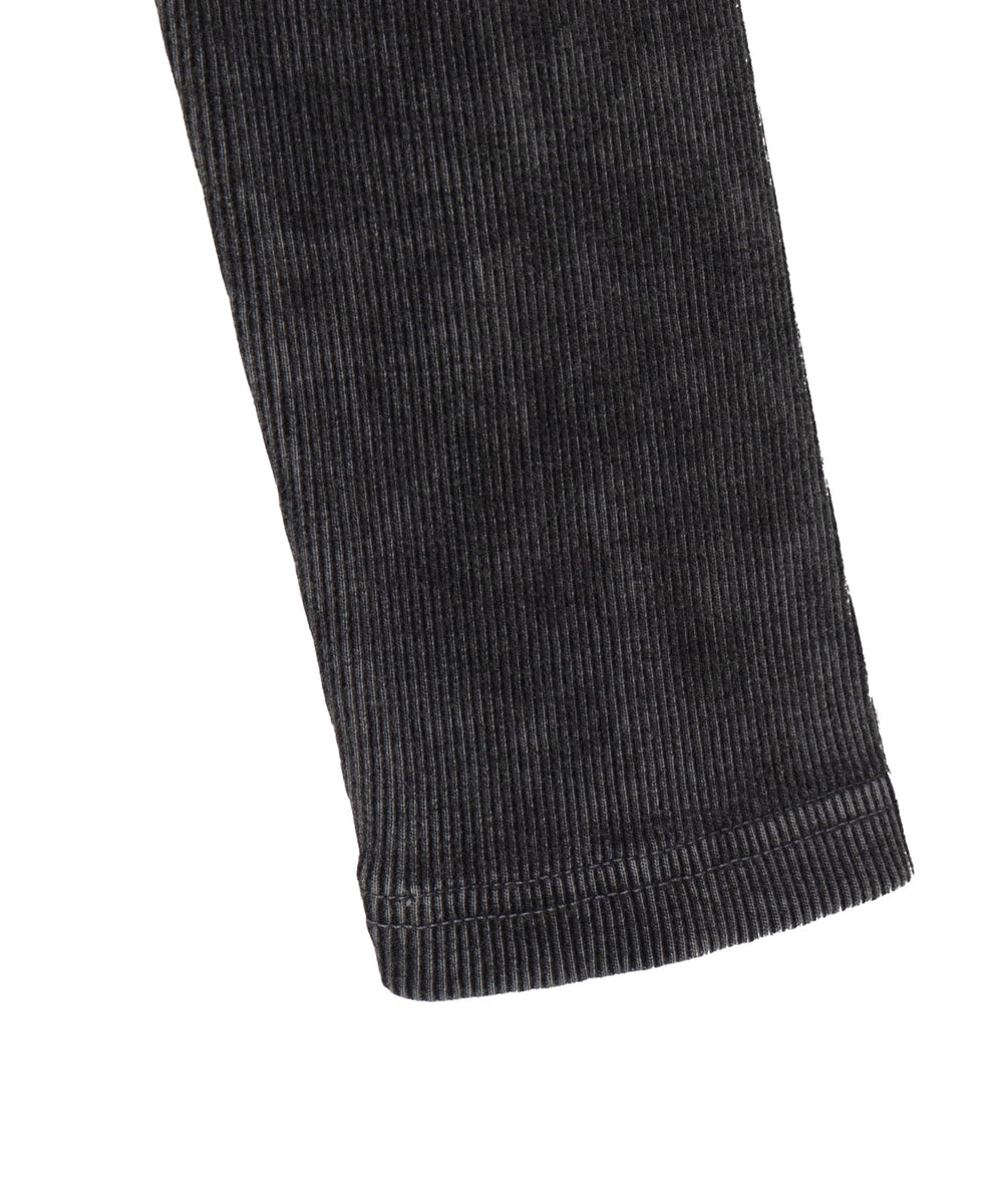 ヴィンテージウォッシュレースアップロンT