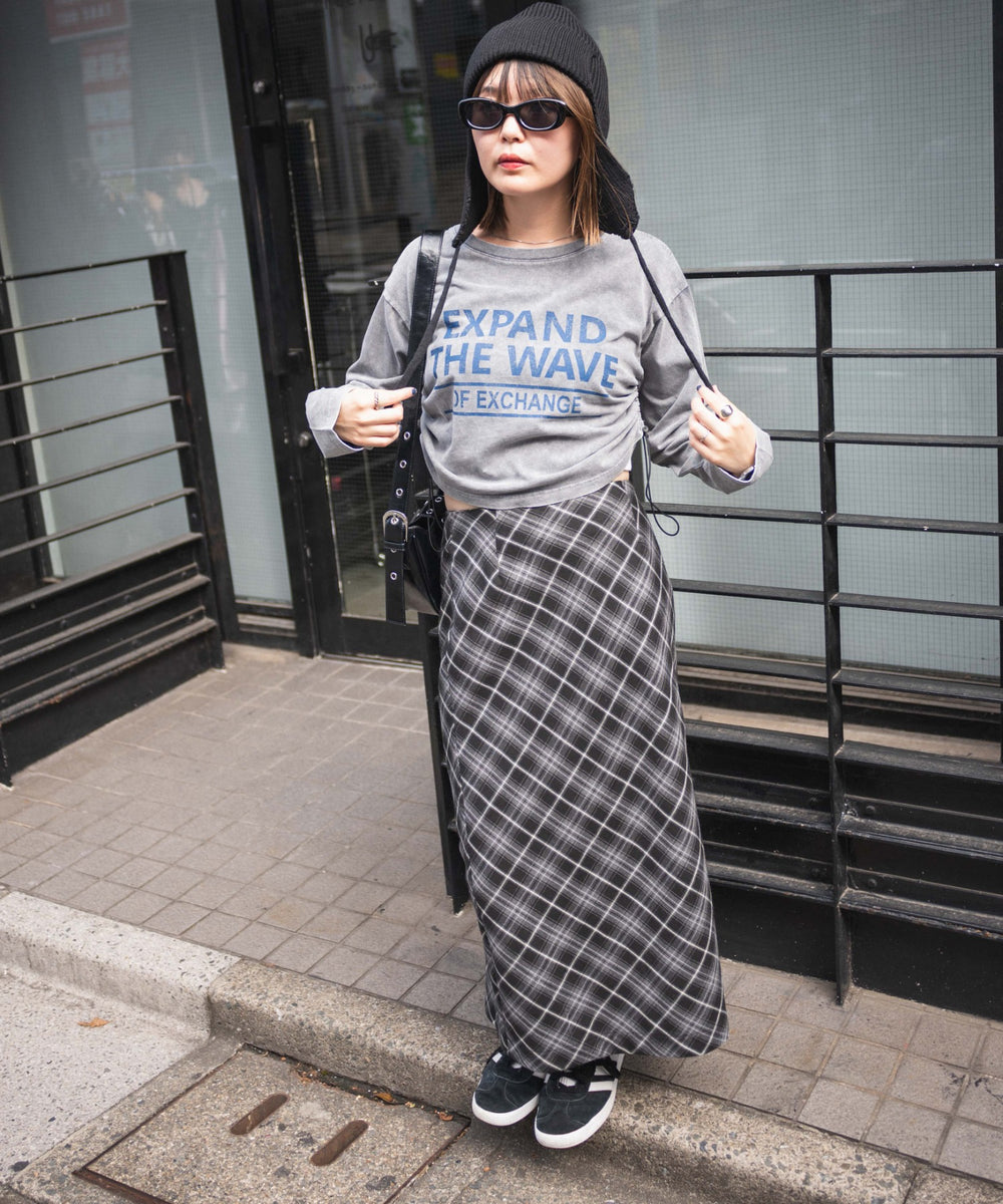 Lグレー　モデル:155cm F着用