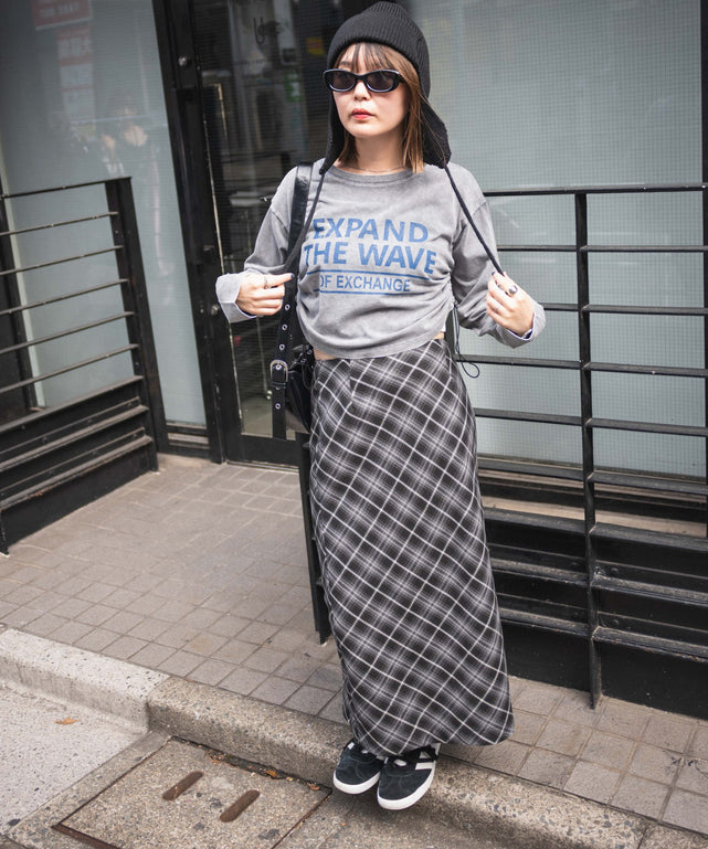 Lグレー　モデル:155cm F着用