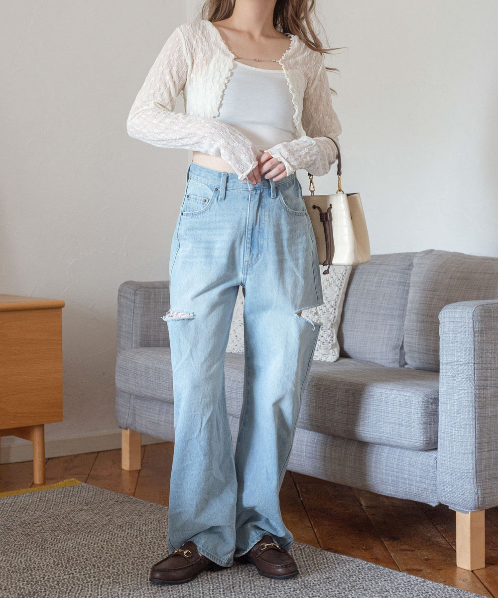 オフホワイト  モデル:155cm F着用