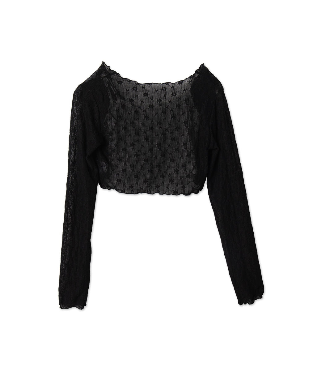 アンサンブルレースカーデ