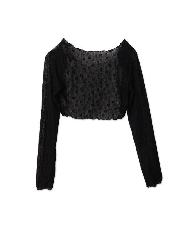 アンサンブルレースカーデ