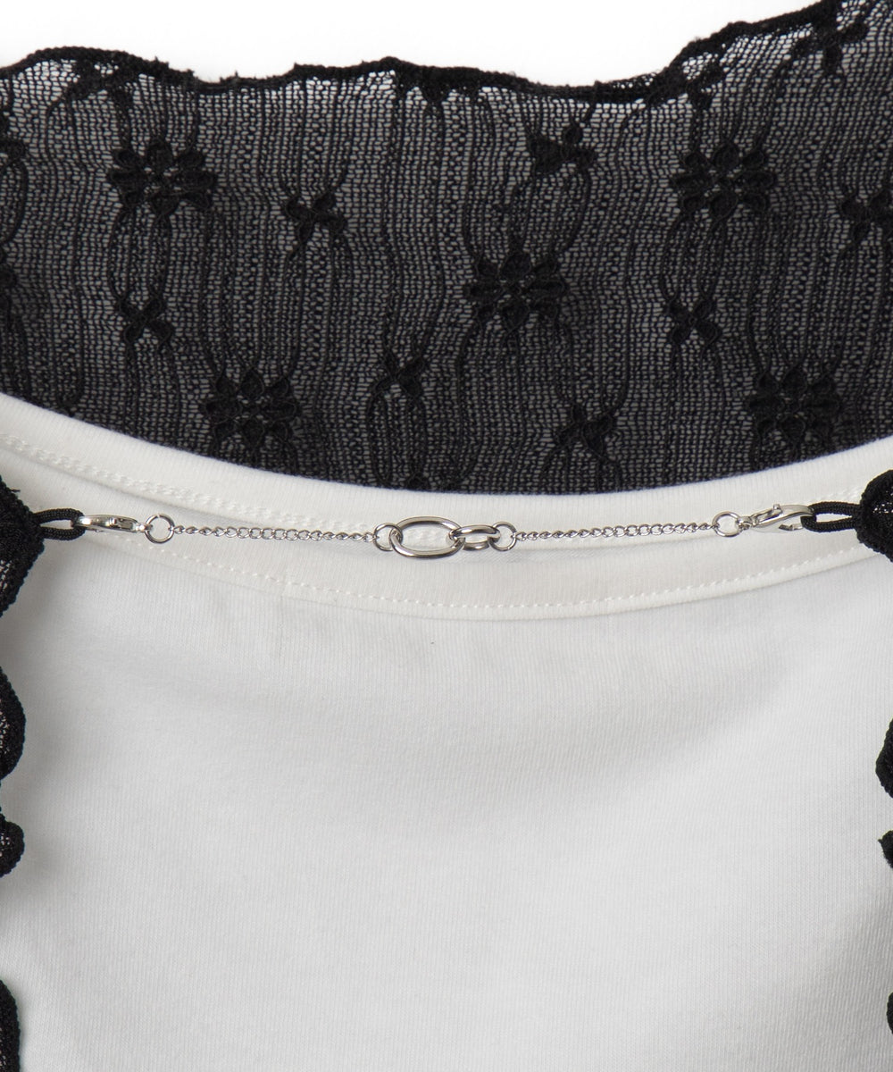 アンサンブルレースカーデ