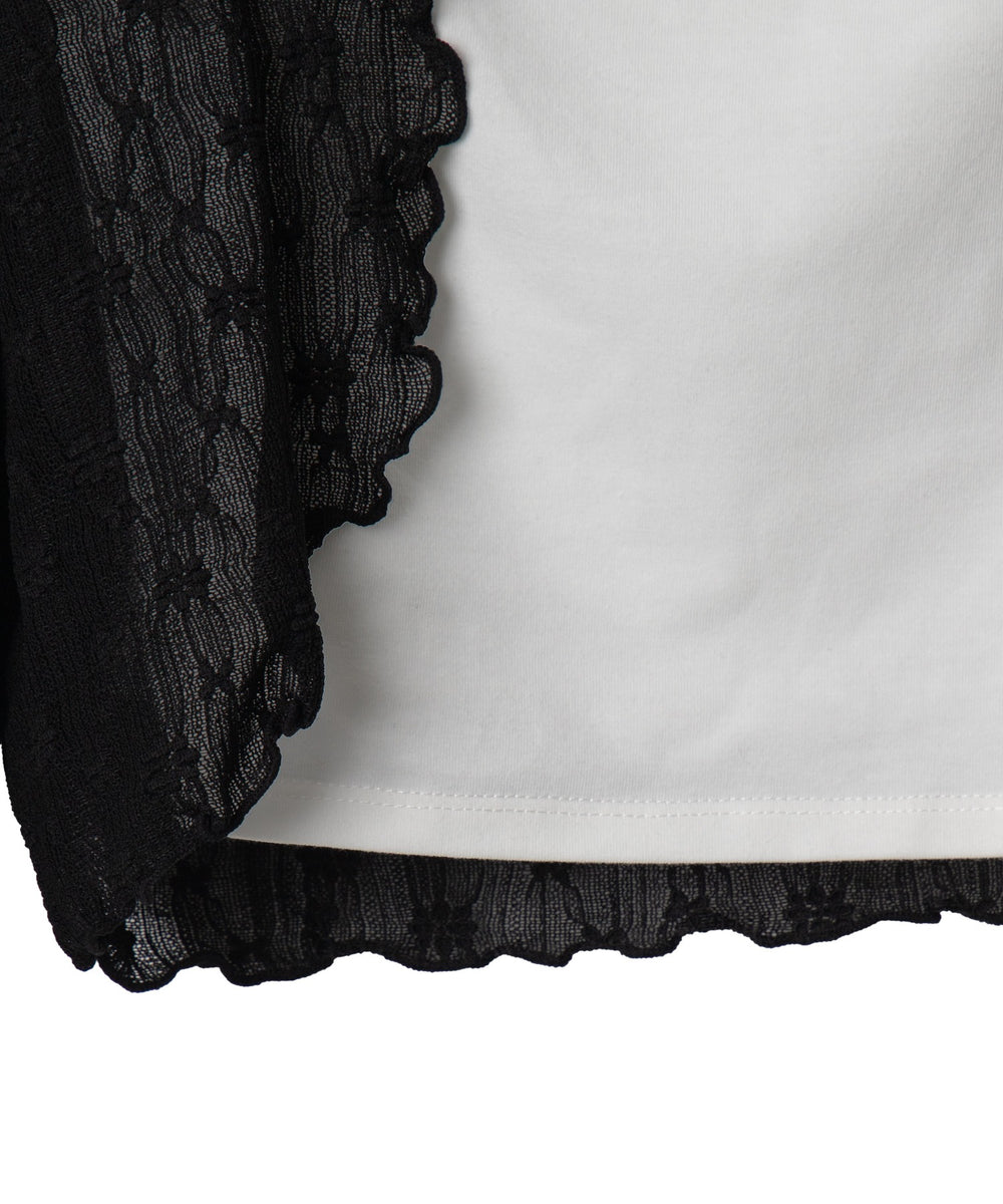 アンサンブルレースカーデ