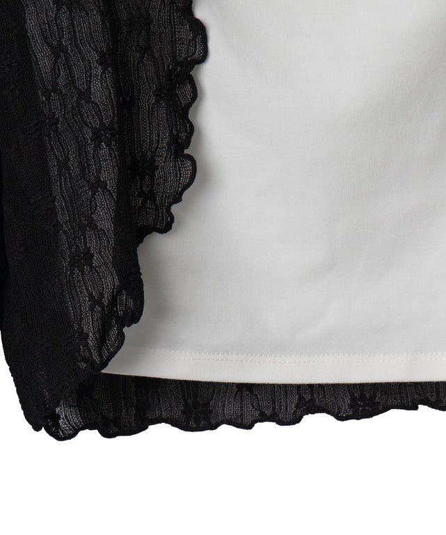 アンサンブルレースカーデ