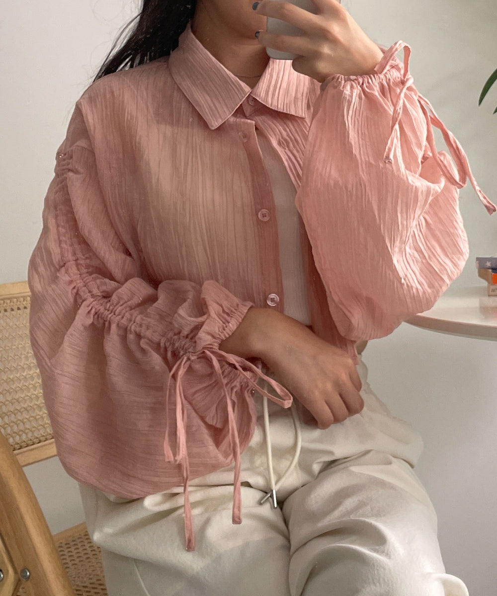 ピンク　モデル:155cm F着用